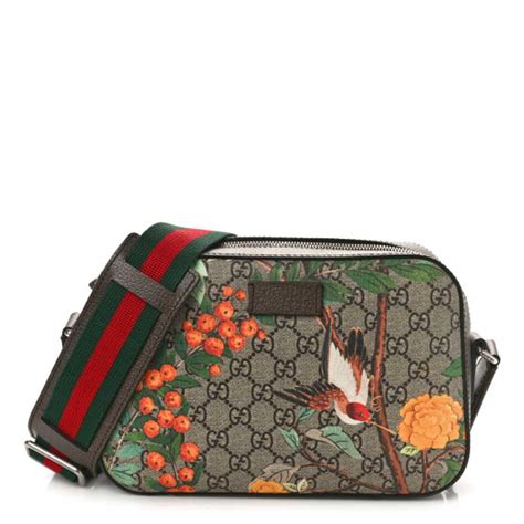 gucci tian supreme camera bag|Gucci GG Supreme Monogram Tian Web Camera Bag Beige .